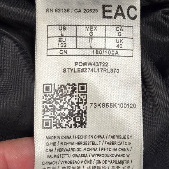 Guess Embroidered Faux Leather Jacket Womens Large Snake Skull Grunge Punk Rock - Picture 10 of 14